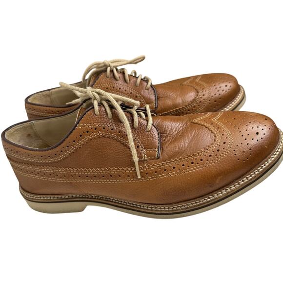 1901 Other - 1901 Mens Brown Tan Brogue Leather Tie Dress Shoes Oxford 9.5